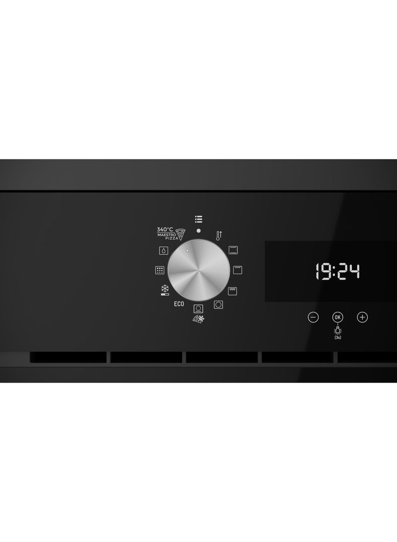 TEKA MaestroPizza pyrolytic oven with special pizza function 340ºC HLB 8510 P 70 L 3552 W 111000049 Black glass - Image 2