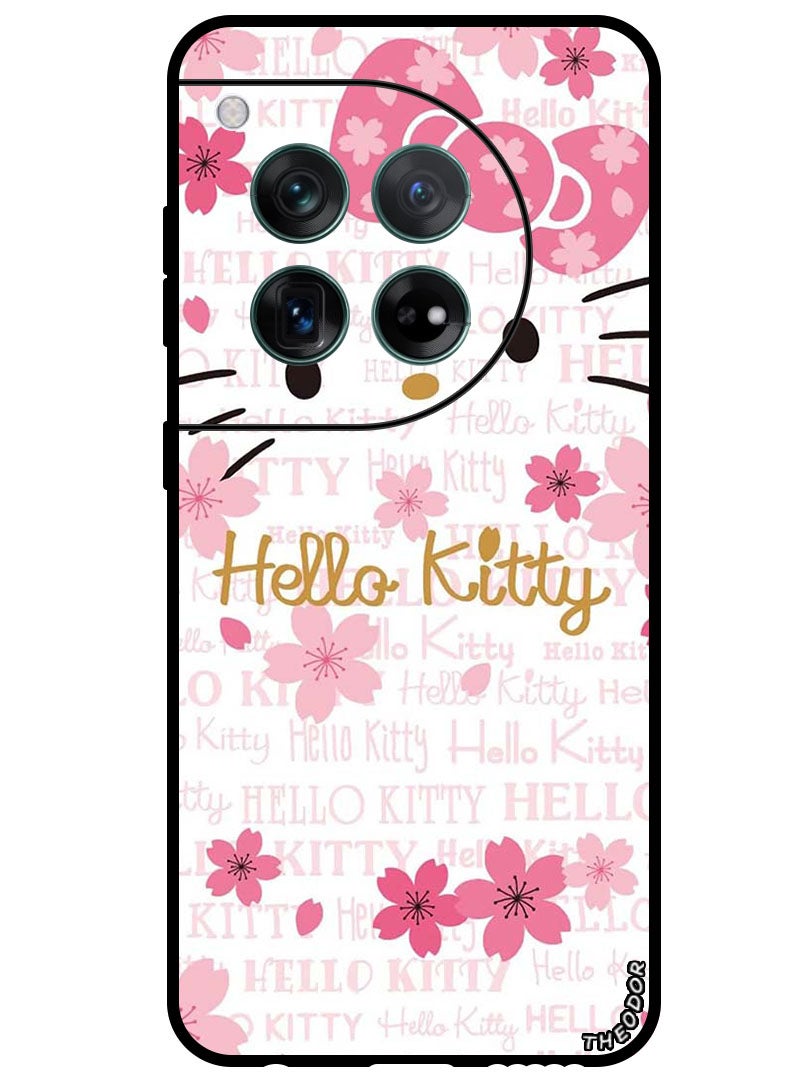 Theodor Protective Case Anti Scratch Shock Proof Bumper Cover For OnePlus 12 Hello Kitty - Image 1