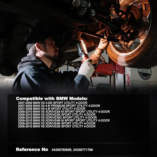 Bapmic مجموعة مستشعر تآكل وسادة الفرامل الأمامية 34356789501 والخلفية 34356789505 لسيارات بي إم دبليو E70 X5 2007 2008 2009 2010، X6 2008 2009 2010 - Image 2