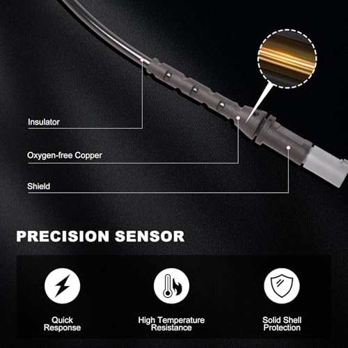 Bapmic مجموعة مستشعر تآكل وسادة الفرامل الأمامية 34356789501 والخلفية 34356789505 لسيارات بي إم دبليو E70 X5 2007 2008 2009 2010، X6 2008 2009 2010 - Image 3