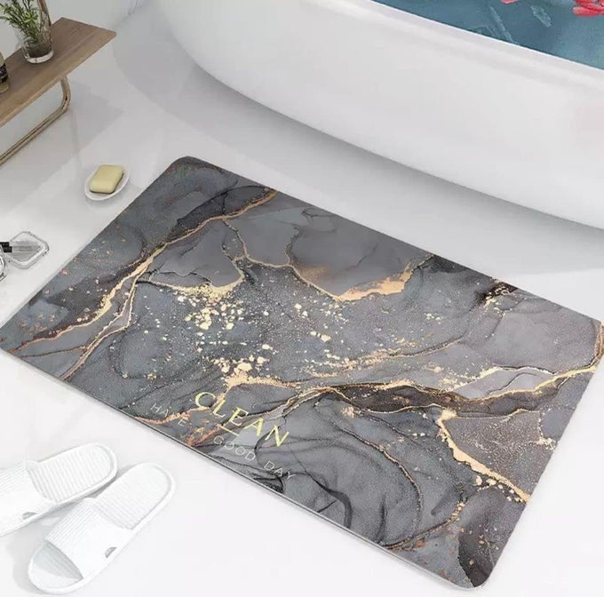 WATER ABSORBENT BATHROOM MAT NONSLIP FLOOR MAT SOFT CUSHION MAT FOR BATHROOM DOORMAT QUICKDRY CARPET SUPER ABSORBENT DIRT BARRIER FOR HOME OFFICEPACK OF 160 X 40 CM