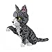 alltogetho Friendly Tabby Cat Model Micro Mini Building Block Toy Sets an Endearing Decor Recalling The Sweetness of Cats - Image 2