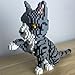 alltogetho Friendly Tabby Cat Model Micro Mini Building Block Toy Sets an Endearing Decor Recalling The Sweetness of Cats - Image 4