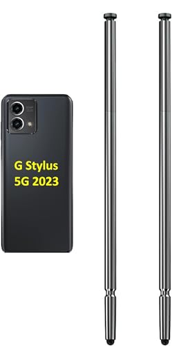 SLQ 2PCS G Stylus 5G [2023/2022] Stylus Pen Replacement for Motorola Moto G Stylus 5G [2022/2023] All Veriosn Touch Screen Stylus Pen (2PCS Pen-Black) - Image 1