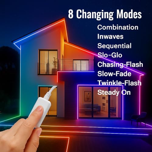 Gesto 10 Meter Rope Led Strip Lights – High Brightness Outdoor Lights Waterproof for Balcony,Home Decor,False Ceiling | RGB Strip Light for Diwali Decoration with Mode Change Controller (Multicolor) - Image 2