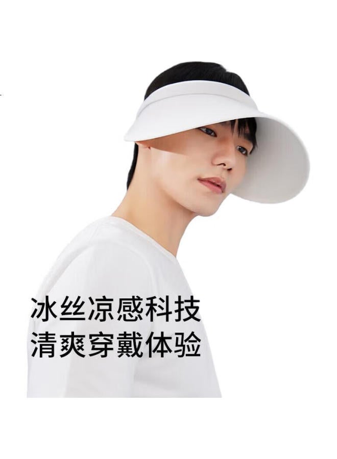 VVC Cheng Yi Recommended Sun Hat Women Sunscreen Hat Uv Protection Wide Brim Empty Top Fisherman Hat Gradient Gray - Image 1