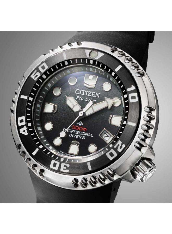 CITIZEN Men's Silicone Strap Analog Watch BN1024-01E - 46 mm - Image 4