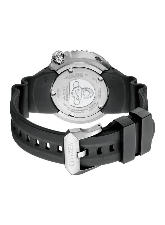 CITIZEN Men's Silicone Strap Analog Watch BN1024-01E - 46 mm - Image 2