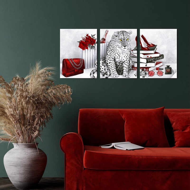 Kalormore Leopard Fashion Canvas Art - Image 2