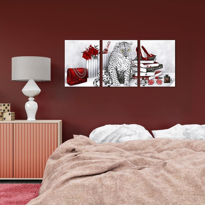 Kalormore Leopard Fashion Canvas Art - Image 3
