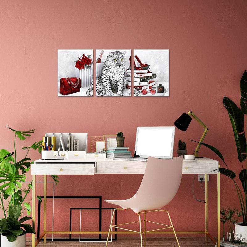Kalormore Leopard Fashion Canvas Art - Image 4