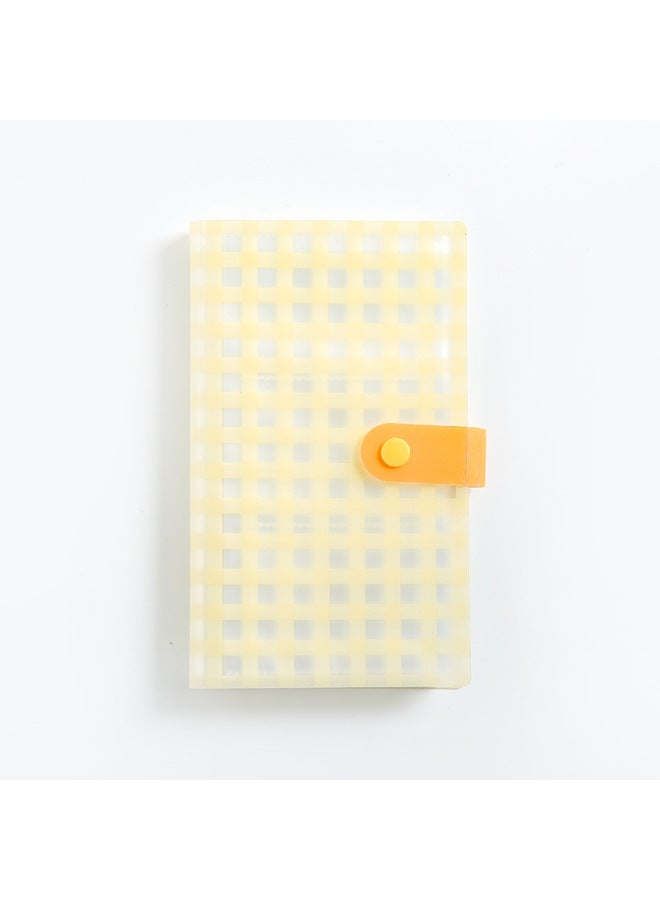 Bock Buckle Business Card Photo Album, Photo Star Chasing Card Bag, Business Card Holder, Ticket Collection Card Storage - Image 1