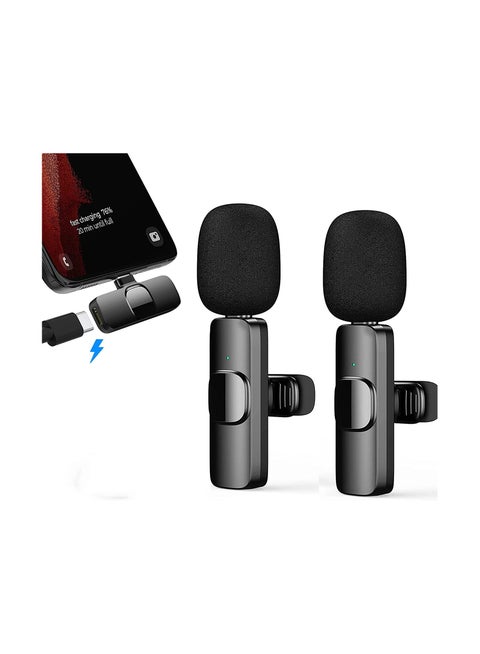TypeC wireless microphone,wireless clip-on microphone,C-type video recording microphone,wireless lavalier microphone for singing,miniature microphone,professional microphone,studio microphone.