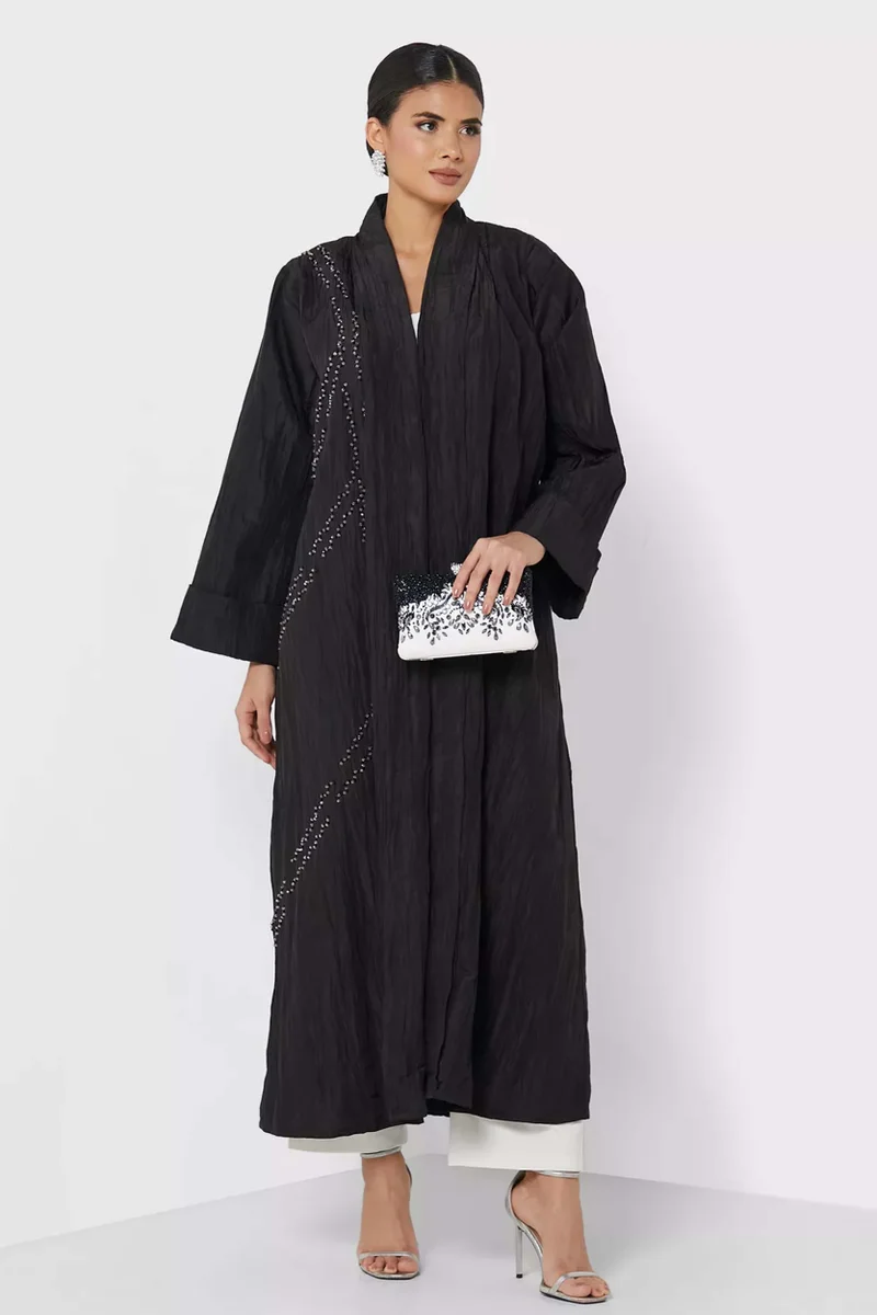 Moistreet Flared Sleeve Abaya