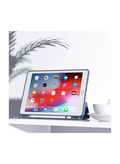 Rock Pow Case Cover for Apple iPad 10.2 Inch 2021/2020/2019 (9th/8th/7th) Model with Pencil Holder,Slim Tablet Cover with Soft TPU Back,Auto Wake/Sleep for iPad 10.2 inch  - Image 5