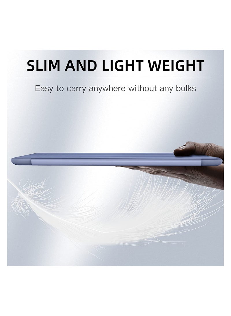 Rock Pow - Case Cover for Apple iPad 10.2 Inch 2021/2020/2019 (9th/8th/7th) Model with Pencil Holder,Slim Tablet Cover with Soft TPU Back,Auto Wake/Sleep for iPad 10.2 inch - Image 1