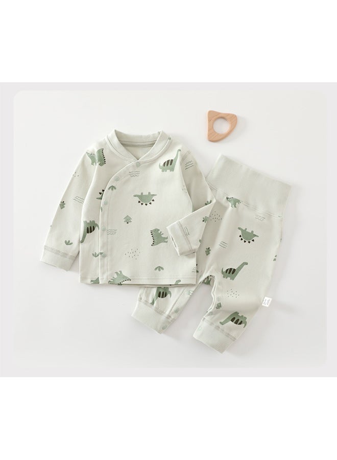 Newborn Baby Set, Loungewear, Cotton Pajamas, Pure Cotton Class A Base Layer, Autumn Clothes, Long-sleeved Brushed Fabric