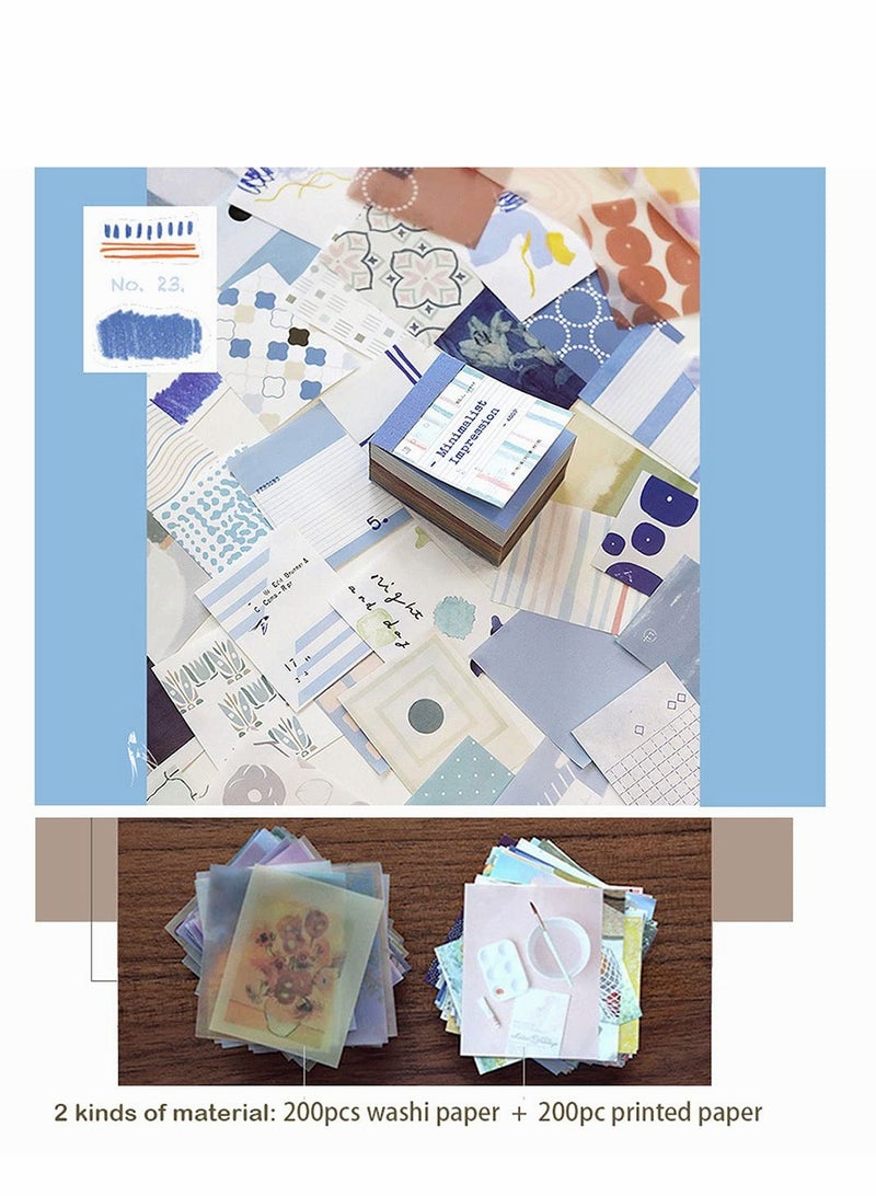 Excefore 800 Sheets Scrapbooking Paper for Diary Scrapbooking Decoration - Image 4