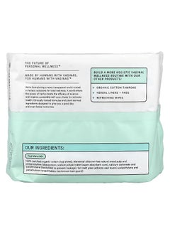 the Honey Pot company The Honey Pot Company, Organic Non-Herbal Pads with Wings, Super, 16 Count  - Image 2