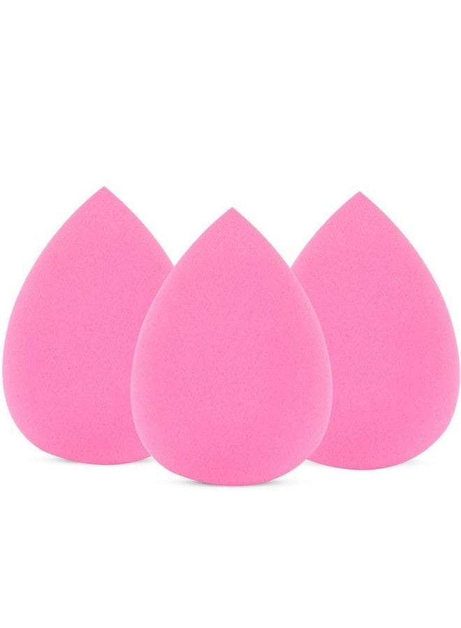 GUBB Professional Mini Makeup Sponge Beauty Blender | Cosmetic Blending Tool For Liquid, Cream & Powder Beauty Products| Egg Shape Face Sponge Puff Pack Of 3 (Light Pink) - Image 1