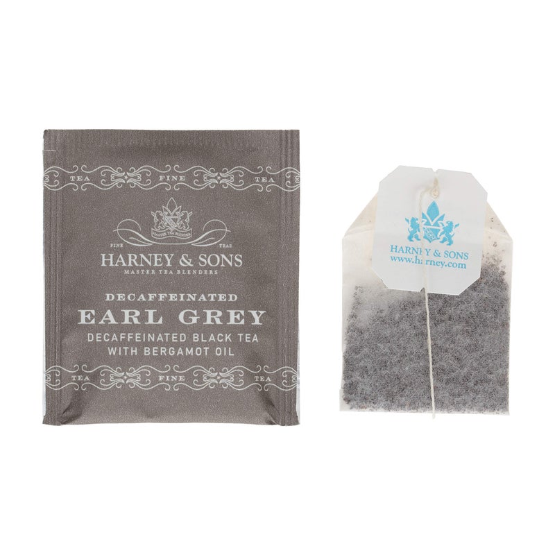 Harney & Sons Decaffeinated Earl Grey Tea bags, Black Tea with Bergamot, 50 Count - Image 3