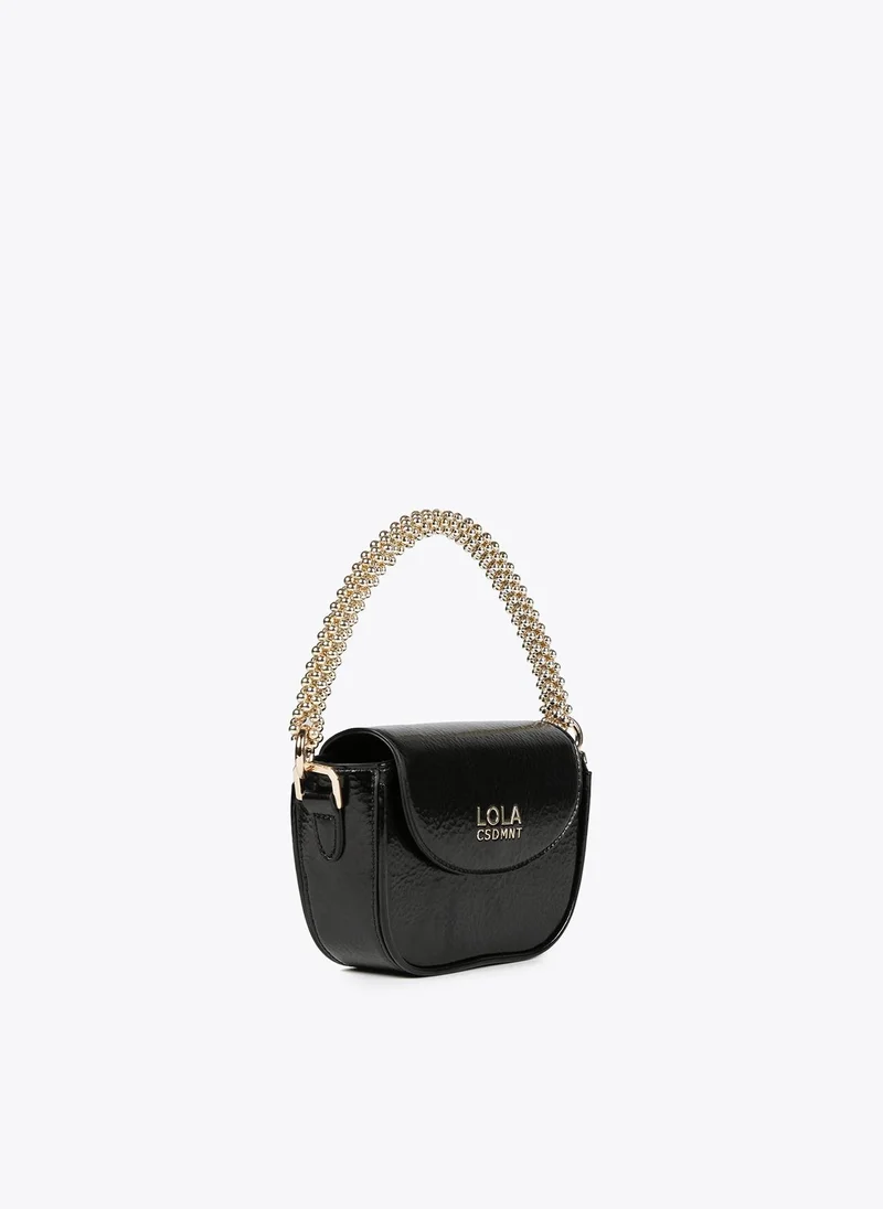 Lola Casademunt Mini metallic crossbody bag