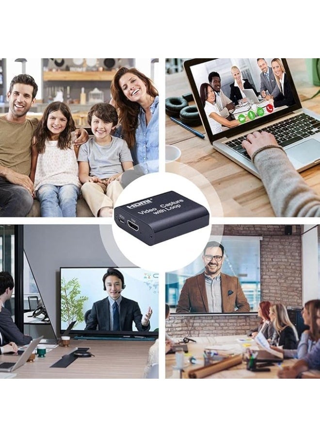 HDMI to USB Video Capture Card with HDMI Loop-Out Output - 1080P Gaming and Live Streaming Recording Device - Image 4