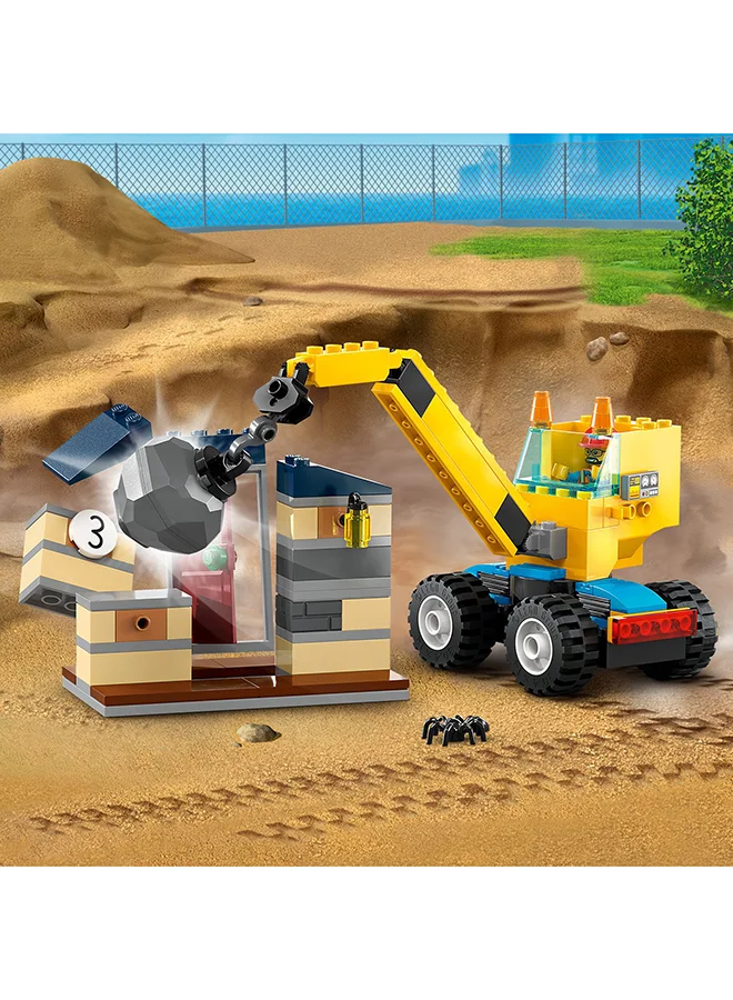 ليغو شاحنات البناء ورافعة كرة الهدم 60391 من LEGO® City (235 قطعة)