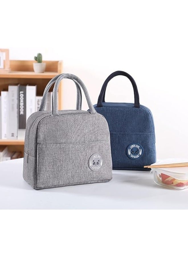 Insulated Lunch Bags for Women Work Student Kids to School Waterproof Thermal Cooler Tote Bag Picnic Organizer Storage Tiffin Box Portable and Reusable MULTICOLOR - Image 1