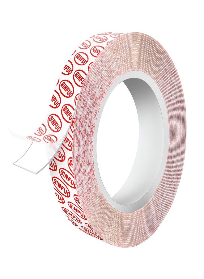 Sinfuo Heavy Duty Double Sided Tape, Nano Double Sided Adhesive Tape(22Ft), Removable Damage Clear Mounting Tape Picture Hanging Adhesive Strips - Image 1