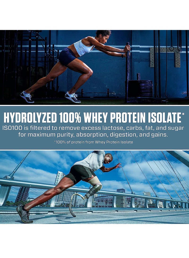 ديماتيز بروتين مصل اللبن المعزول ISO 100 المهدرج 1.34 رطل فراولة 610 جرام - Image 5