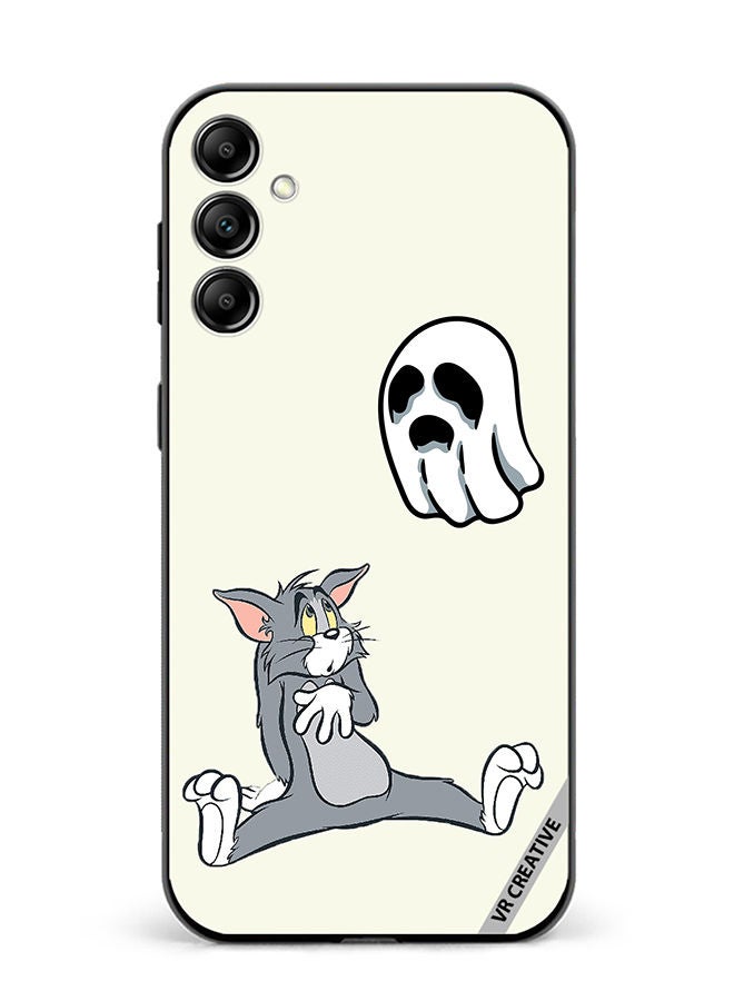 VR CREATIVE Protective Case Cover For Samsung Galaxy M14 Tom Scared Design Multicolour - Image 1