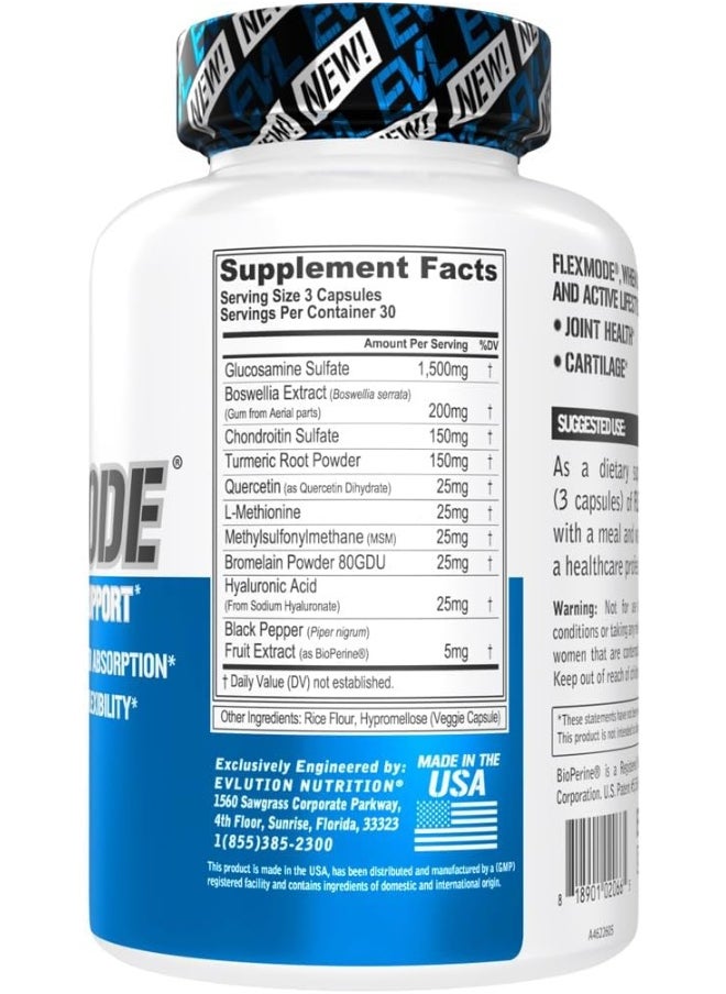 Evlution - Evlution Nutrition Flex Mode Advanced All-in-One Joint Support - Image 1
