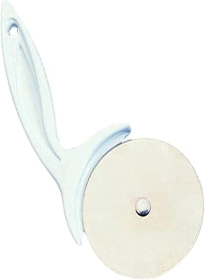 Metaltex 071255600 Pizza Cutter Stainless Steel-White