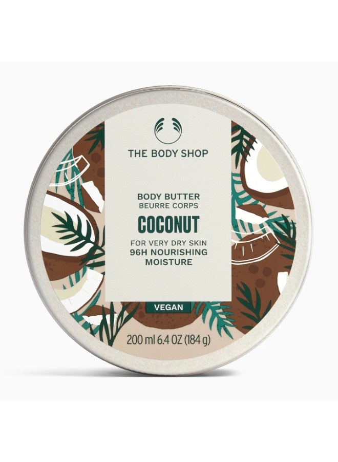 THE BODY SHOP Coconut Essentials Gift Set – Shower Cream (250 Ml) And Body Butter (50 Ml) And Hand Balm (30 Ml) And Lip Butter (10 Ml) – Tropical Virgin Coconut Oil Formula For Deep Hydration And Soft, Silky Skin - Image 3