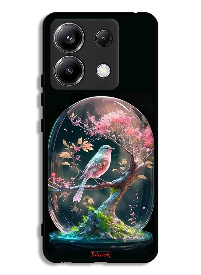 Tolwak Xiaomi Redmi Note 13 Pro 5G Protective Case Cover Bird In Jarr - Image 1