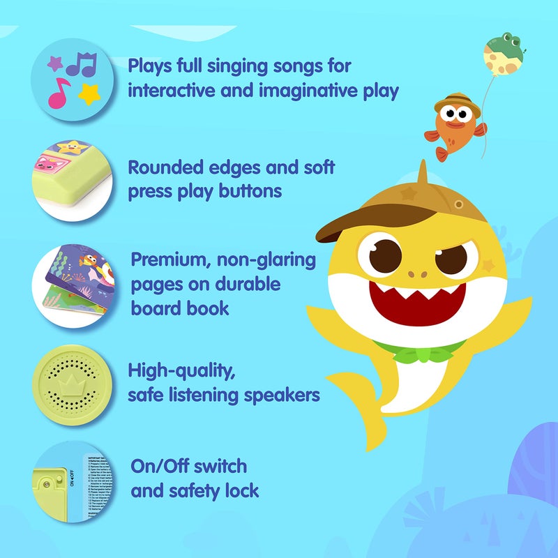 Pinkfong Baby Shark Animal Songs 10 Button Sound Book | Learning & Education Toys | Interactive Books for Toddlers 1-3 | Gifts for Boys & Girls - Image 3
