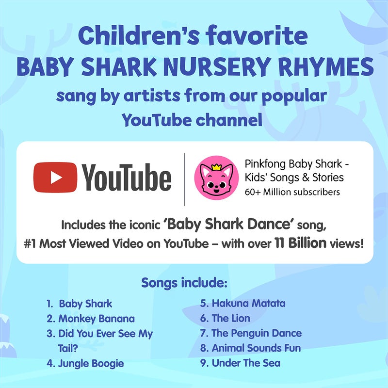 Pinkfong Baby Shark Animal Songs 10 Button Sound Book | Learning & Education Toys | Interactive Books for Toddlers 1-3 | Gifts for Boys & Girls - Image 4