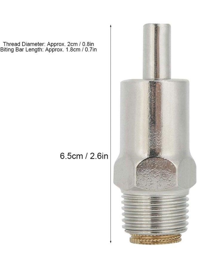 klarako 5Pcs Stainless Steel Copper Cap Round Nozzle Pig Drinker Livestock Farm Accessories Supplies