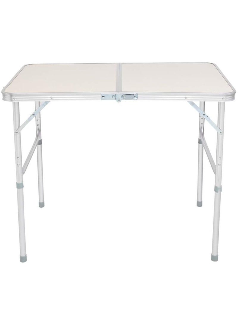 Generic Portable folding camping table waterproof outdoor adjustable height table lightweight aluminum folding table for picnic BBQ,beach dining.  - Image 1