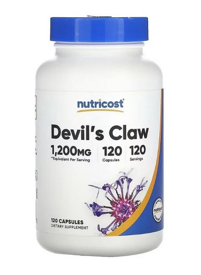 Nutricost Devils Claw 1200 Mg  120 Capsules - Image 1