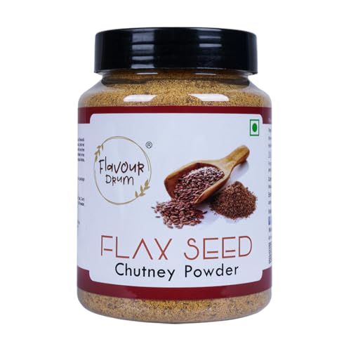 Flavour Drum Flax Seed Chutney Powder,7 oz (200 g) | Podi | Healthy | Fresh and Tasty | - Image 1
