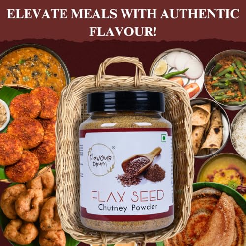 Flavour Drum Flax Seed Chutney Powder,7 oz (200 g) | Podi | Healthy | Fresh and Tasty | - Image 5