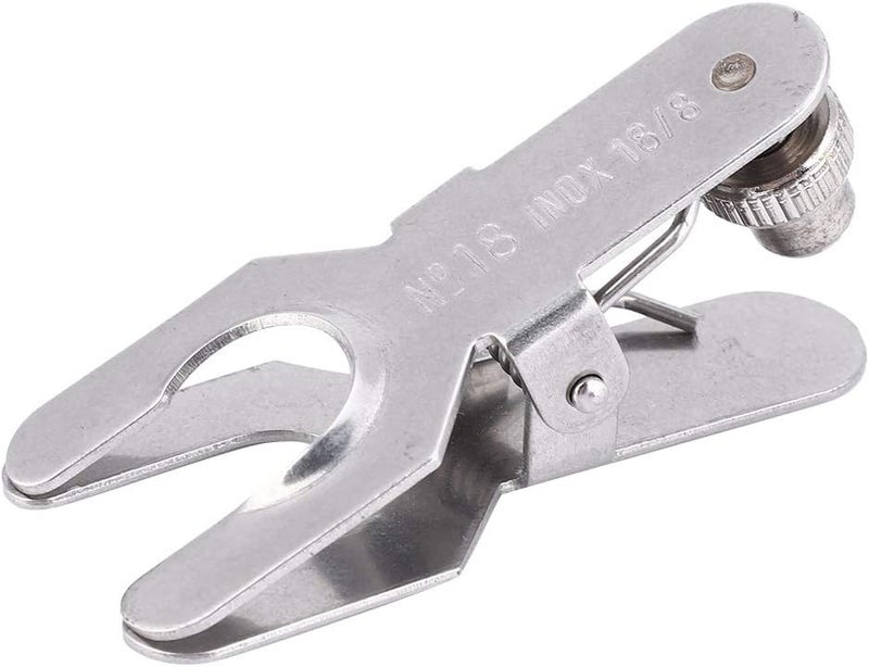 PREMIUM Stainless Steel Lab Clamp, VERSATILE USAGE, PREMIUM MATERIAL, STRONG CLAMPING FORCE, EXQUISITE CRAFTSMANSHIP, WIDE APPLICATION, Ideal FOR Hospitals, Clinics, (18#) - Image 1