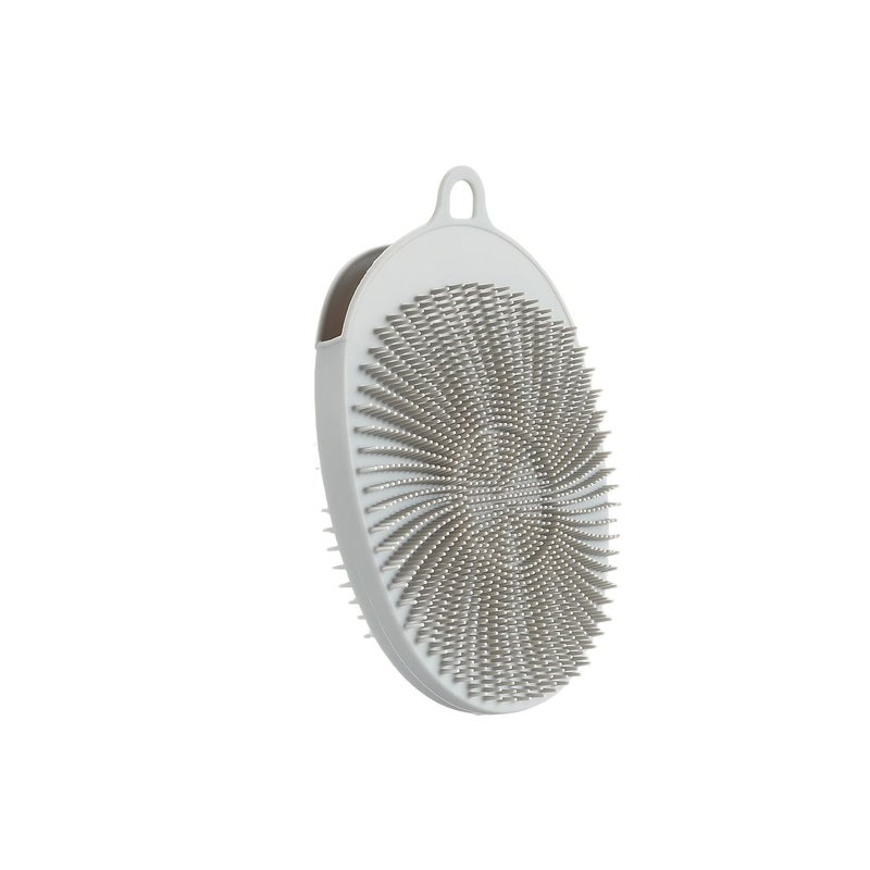 Purple Bath Brush Non Electric Battery Free Body Brush For Shower Use - Image 1