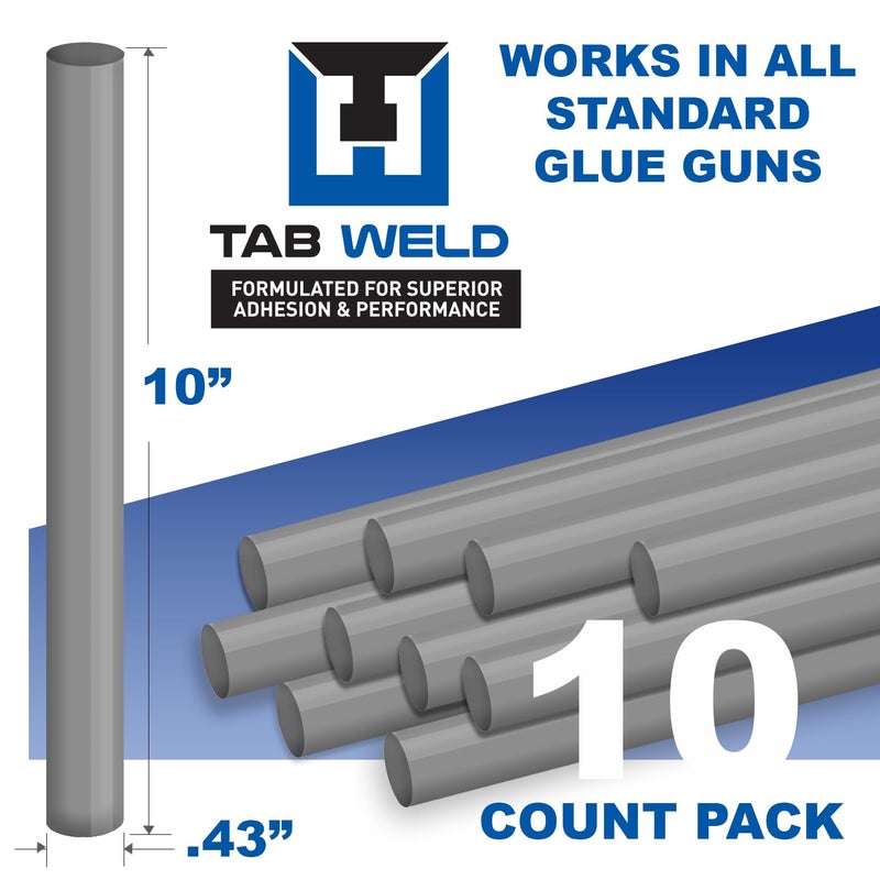 Tabweld Black Plague PDR Glue Sticks - Paintless Dent Repair - Grey, 10 Pack - Image 4