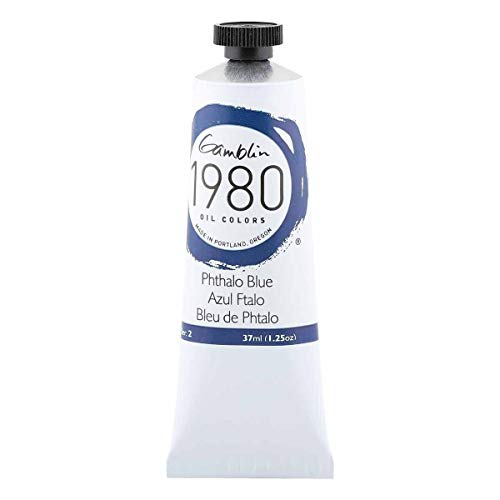 Gamblin 1980 Oil Phthalo Blue 37Ml - Image 1