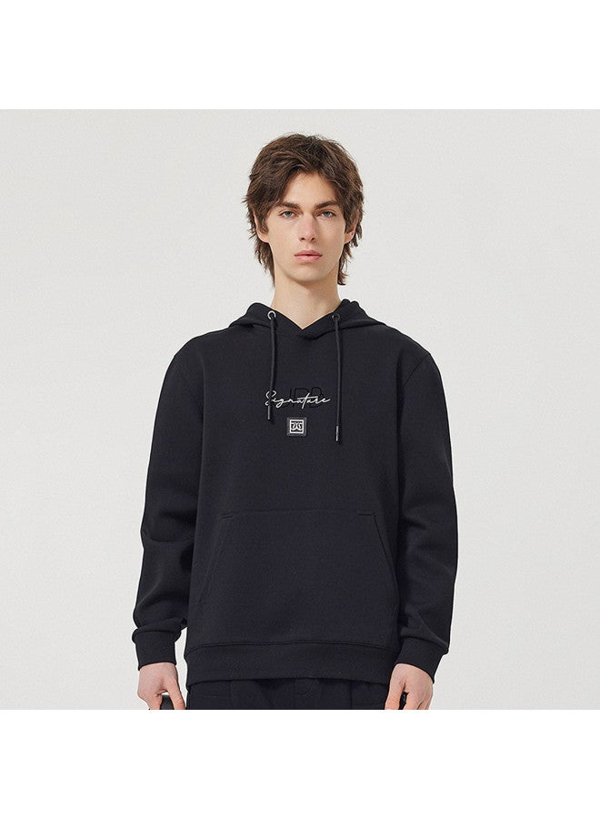 Cabbeen Mall Same Style] Men's Hooded Sweatshirt Spring And Autumn City Embroidery Print Teenagers Top Long Sleeve Trendy Casual - Image 4