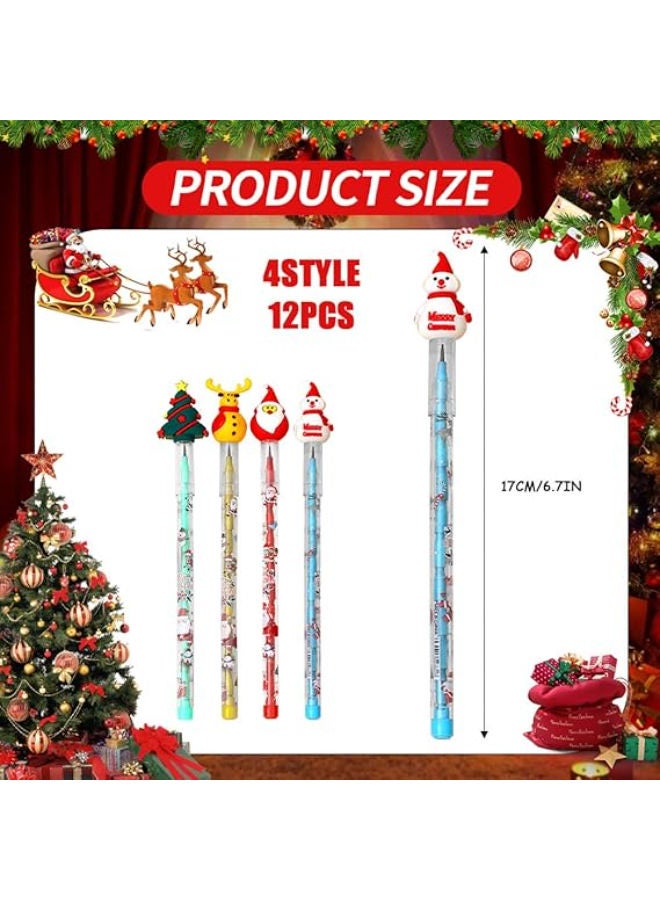 12 pieces - Christmas Pencils - Image 2