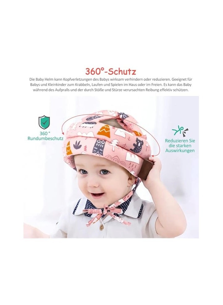 Generic - Baby Helmet from 6 Months, Breathable Baby Head Protection Helmet, 360° Anti-Collision Baby Helmet, Adjustable Head Protection Hat, Baby Helmet for Toddlers, Learning, Running and Crawling - Image 1